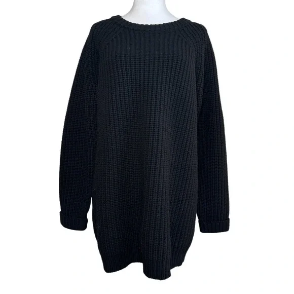 Emerson Fry Virgin Wool Chunky Knit Long Sweater - Picture 2 of 8